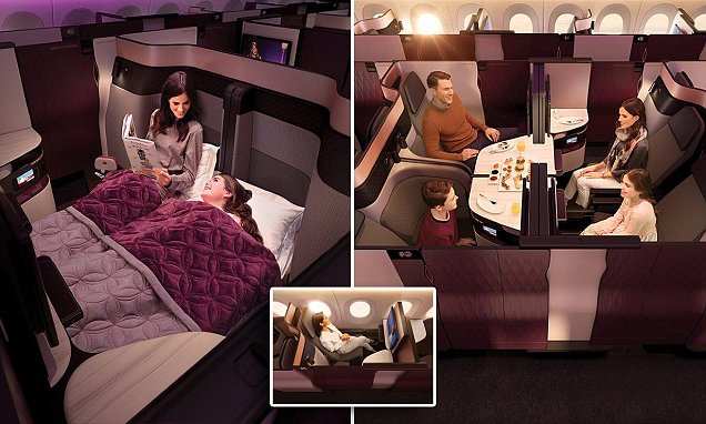 Qatar Airways, Maskapai Pertama Dunia Sediakan `Double Beds` di Kelas Bisnis